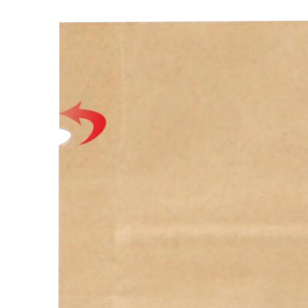 Resealable Stand Up Kraft Paper for Food Seal with Clear Window 14x20+4cm