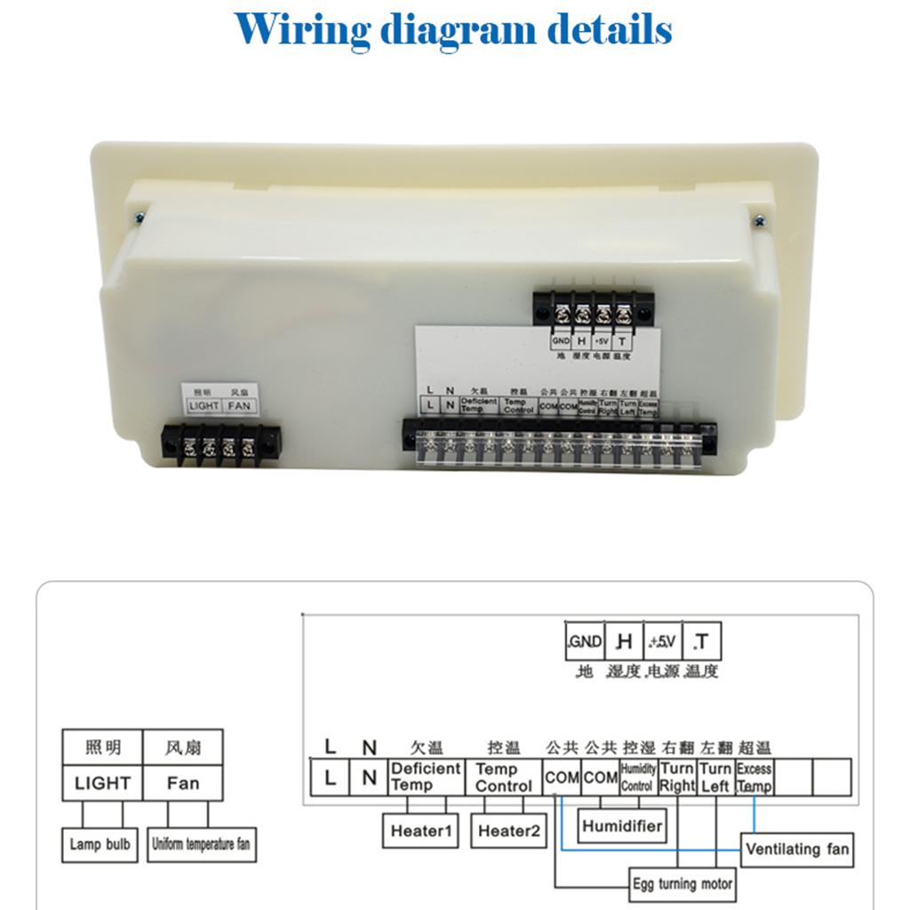 Pro XM-18SW Automatic Egg Incubator Controller App Control Humidity Sensors