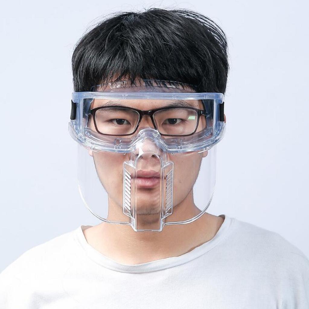 Splash Proof Goggles Dust Wind-Proof Reusable Face Shield Daily Commuting