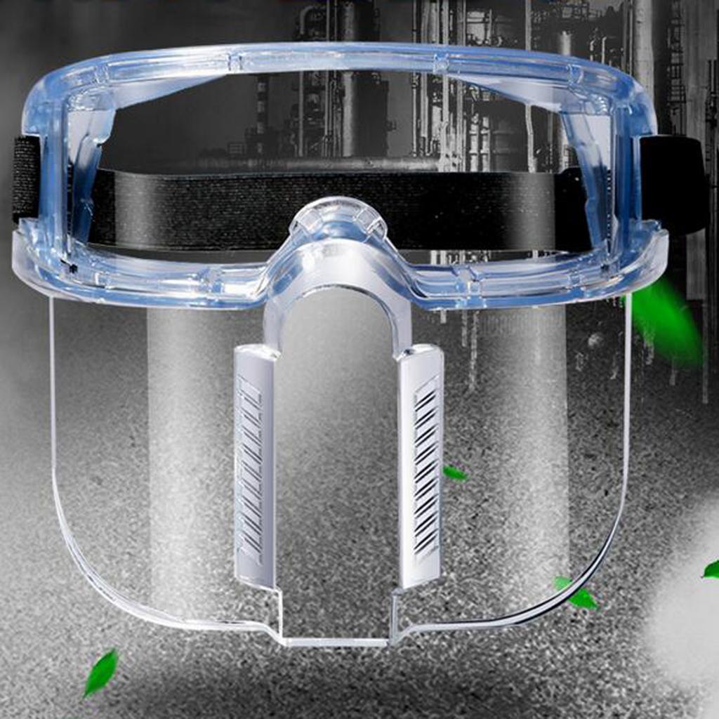 Splash Proof Goggles Dust Wind-Proof Reusable Face Shield Daily Commuting