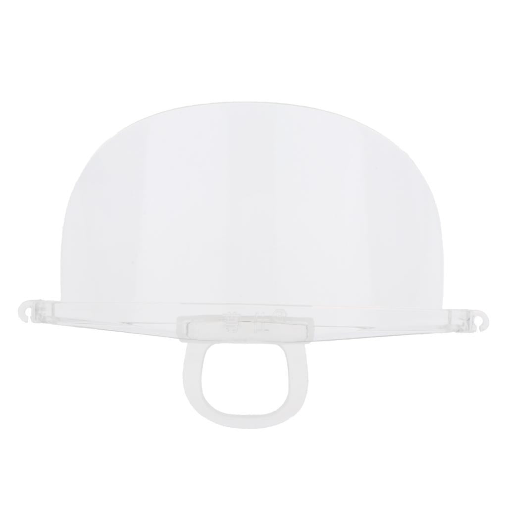 5x Safety Face Shield Anti-Saliva Kitchen Chef Hotel Visors Clear 5.7x14cm