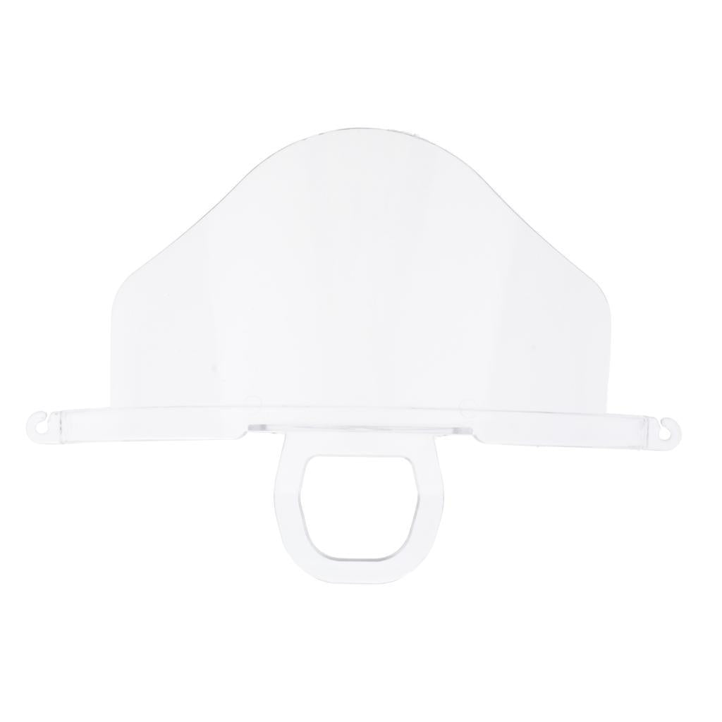 5x Safety Face Shield Anti-Saliva Kitchen Chef Hotel Visors Clear 6.7x14cm