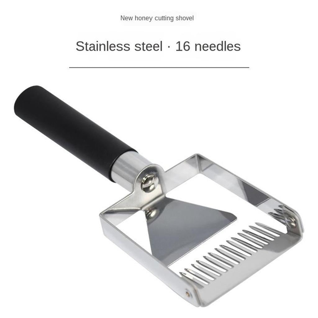 Stainless Steel Bee Hive Uncapping Honey Fork Scraper Shovel Tool Beekeeping