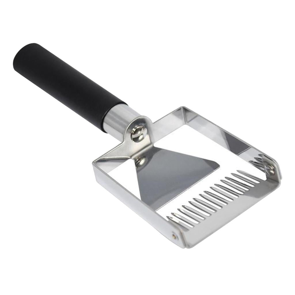 Stainless Steel Bee Hive Uncapping Honey Fork Scraper Shovel Tool Beekeeping