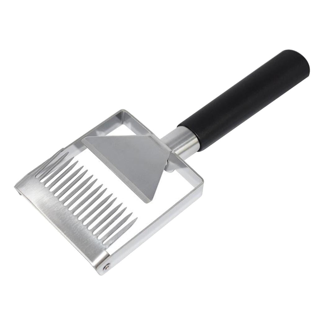 Stainless Steel Bee Hive Uncapping Honey Fork Scraper Shovel Tool Beekeeping