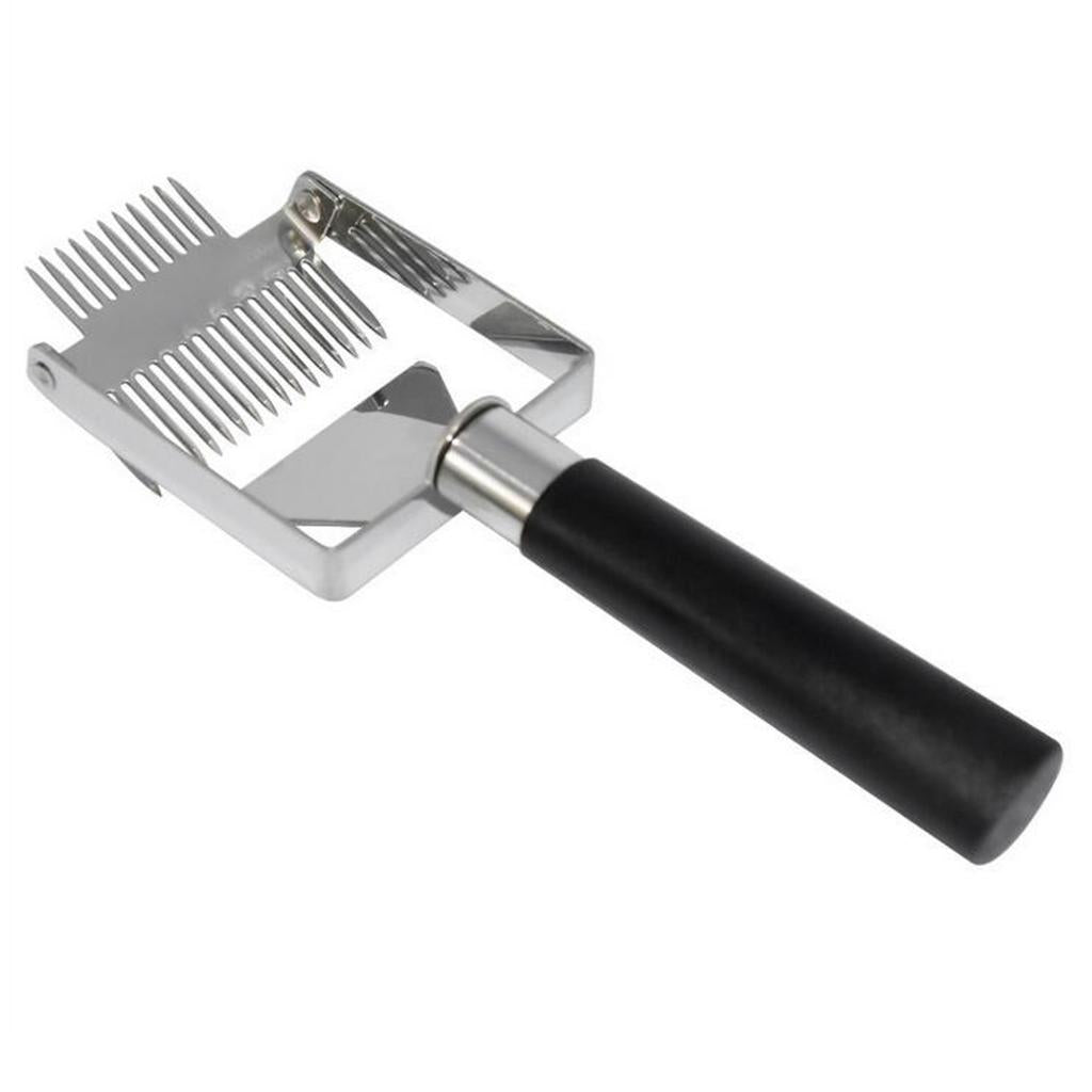 Stainless Steel Hive Uncapping Honey Fork Scraper Beekeeping Tool