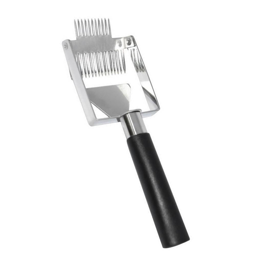 Stainless Steel Hive Uncapping Honey Fork Scraper Beekeeping Tool