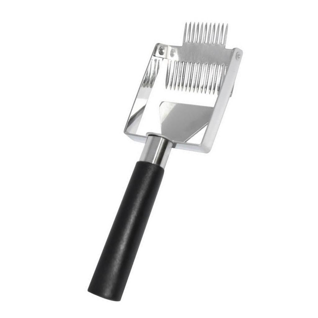 Stainless Steel Hive Uncapping Honey Fork Scraper Beekeeping Tool