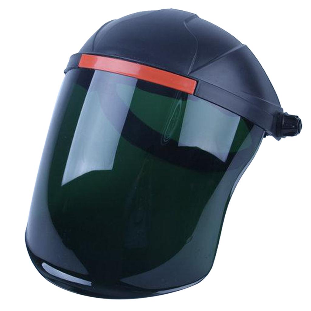 Headdress Safety Welding Face Shield Anti-Dust Splash-Proof black+green