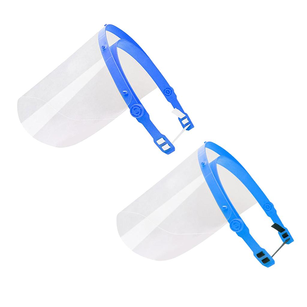 Full Face Protect Shield Clear Protective Film Elastic Band Black Elastic