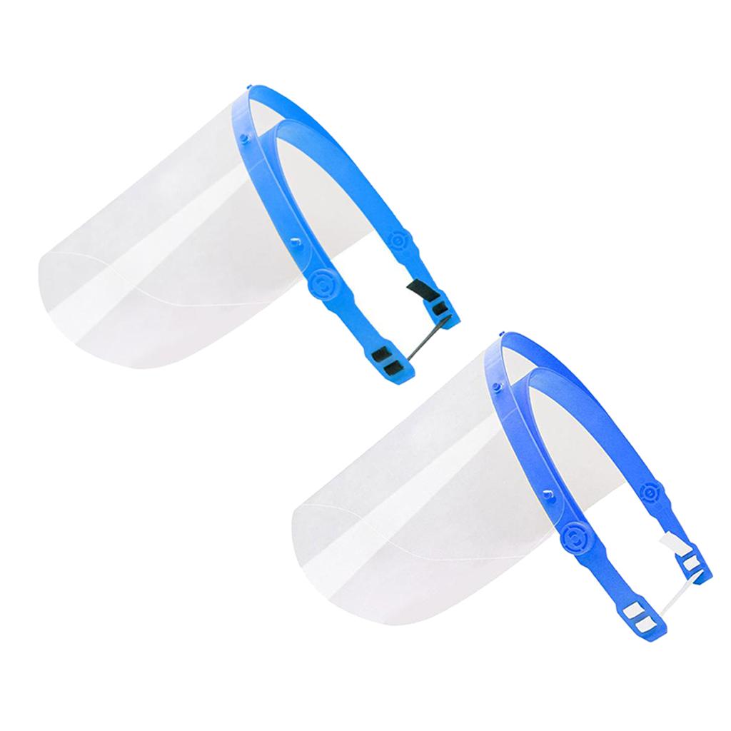 Full Face Protect Shield Clear Protective Film Elastic Band Black Elastic