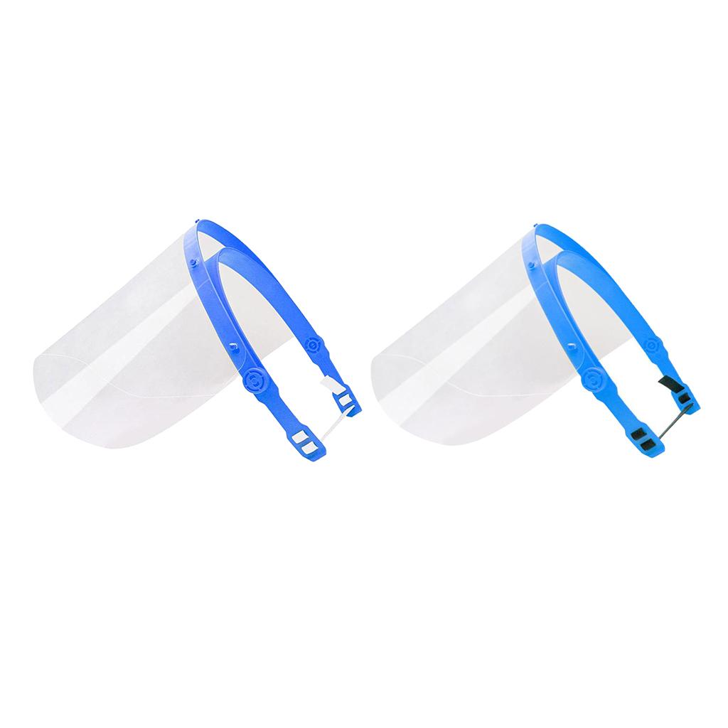 Full Face Protect Shield Clear Protective Film Elastic Band Black Elastic