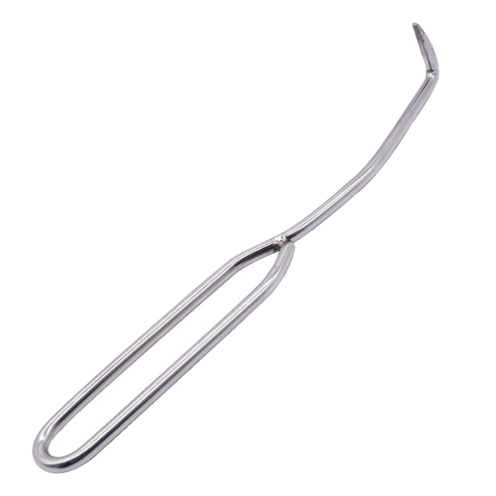 3xJ Shape Hook Stainless Steel Beekeeping Bee Hive Hook Scraper Tool