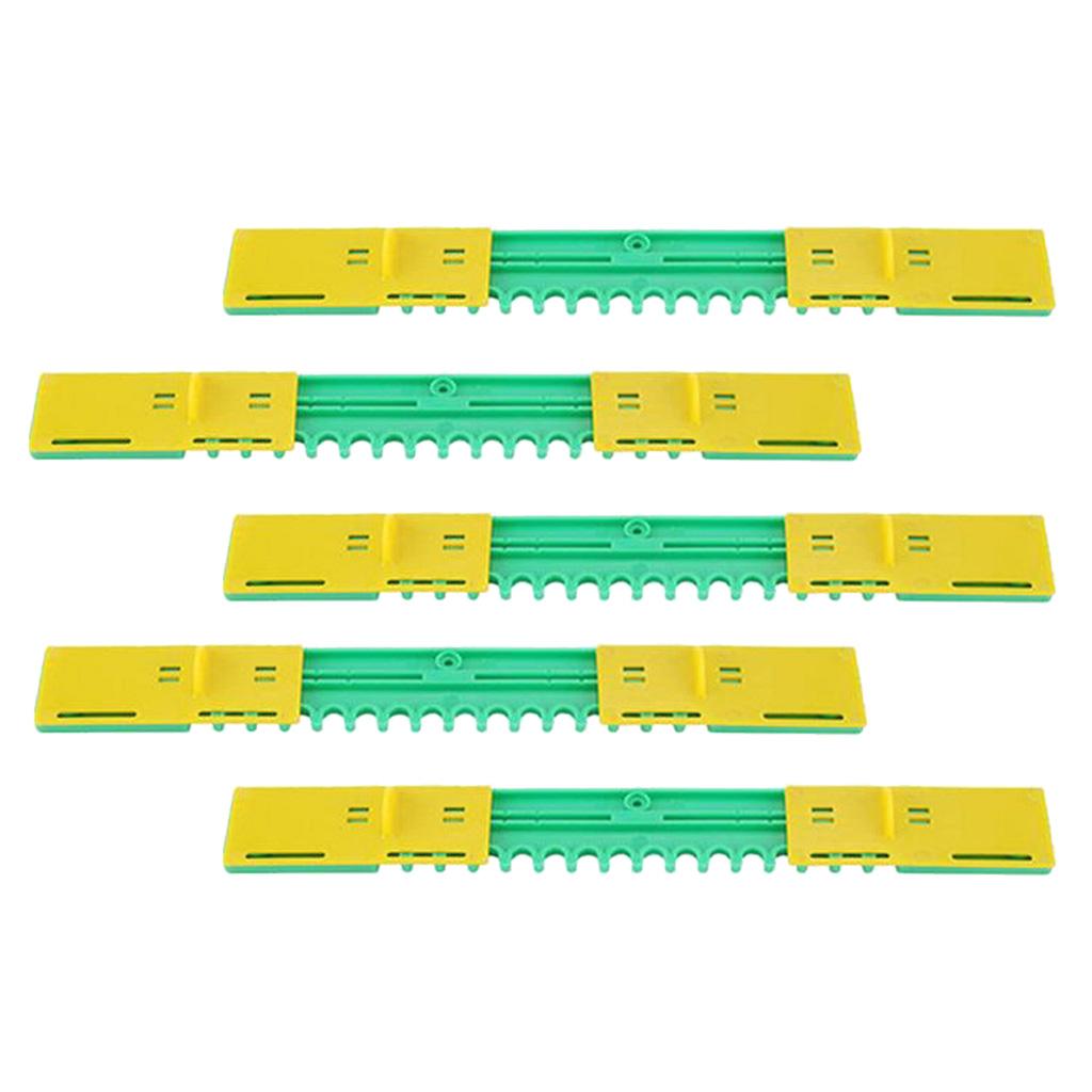 Set of 5 Plastic Beehive Entrance Travel Door Nest Breeding Beekeeper Supply 45cm
