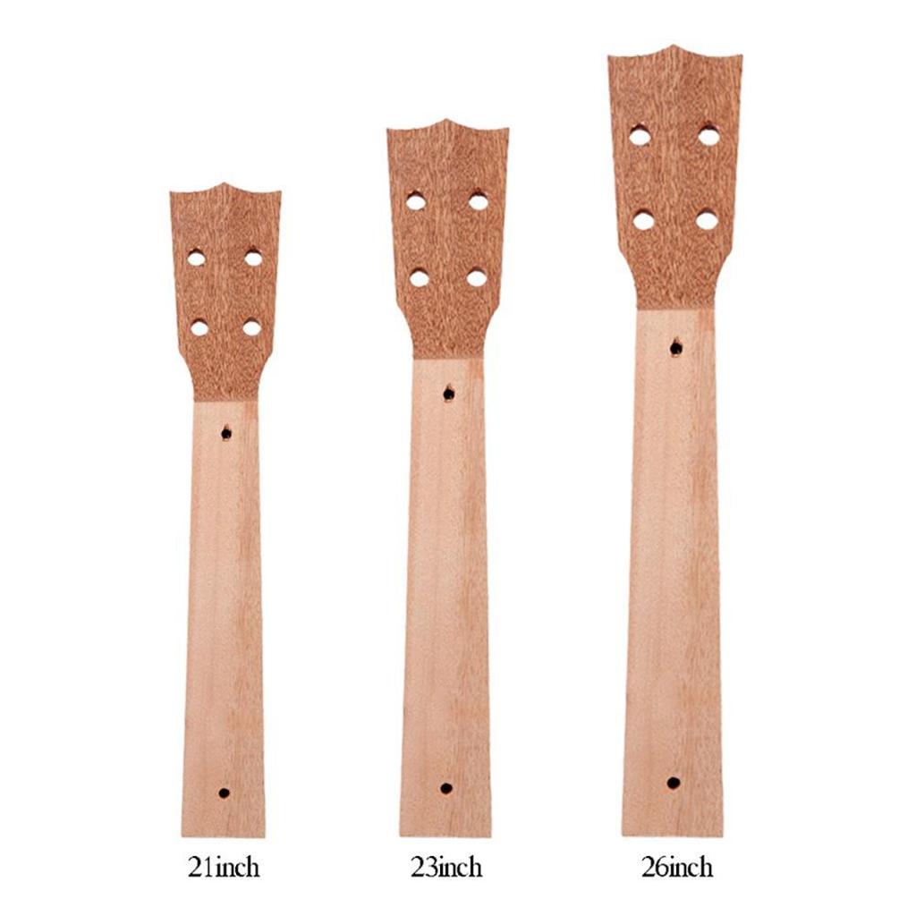 Ukulele Neck and Fingerboard for Concert 21 23 26 Inch Ukulele Parts 26 inch