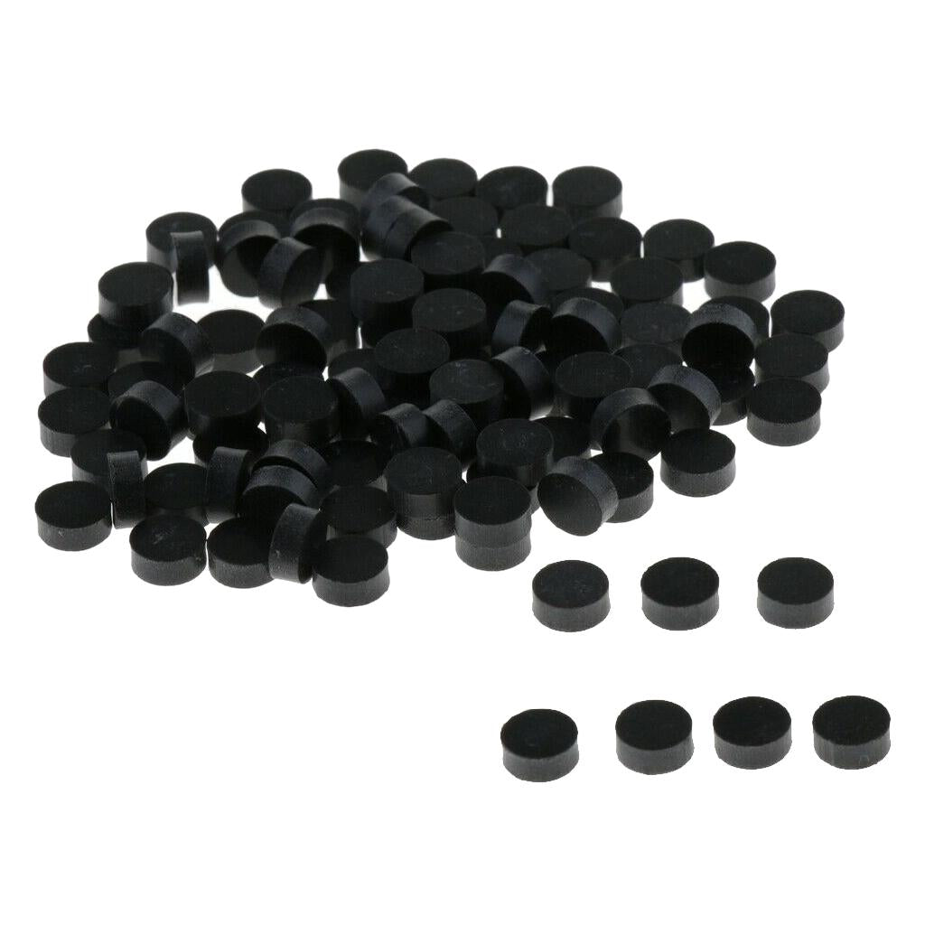 Guitar Dot, Acrylic Guitar Fingerboard Dots 6.0x2.5mm Luthier Repair Black