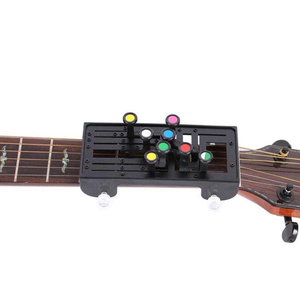 Classical Guitar Learning System Teaching Aid Chord Practrice Black