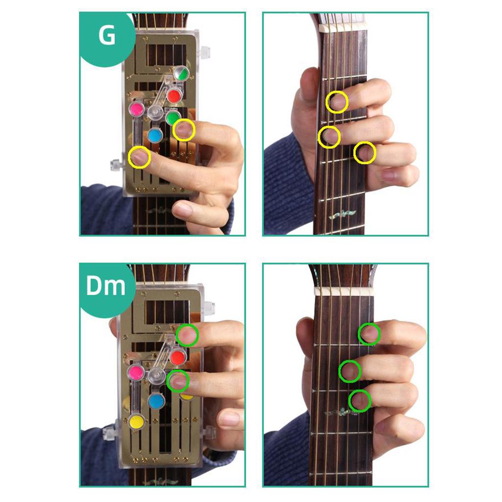 Classical Guitar Learning System Teaching Aid Chord Practrice Golden