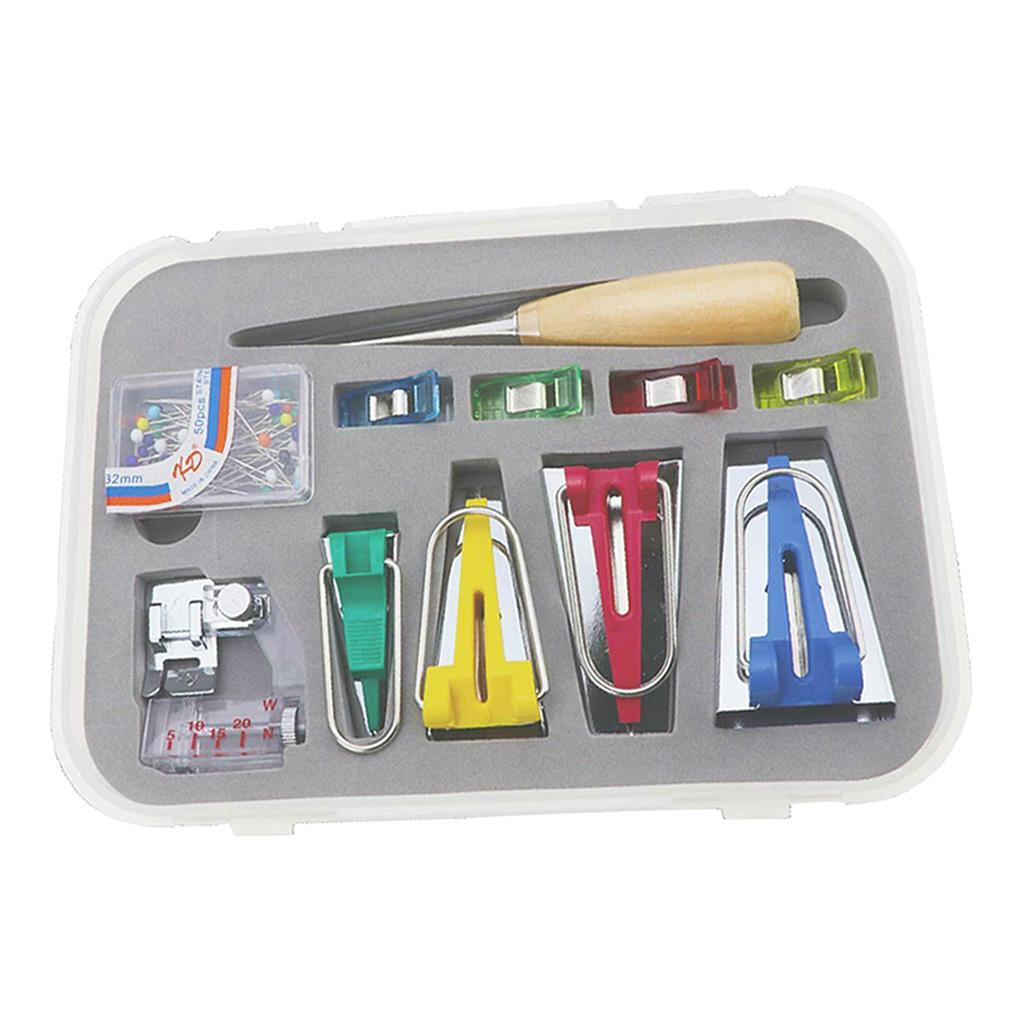 56pcs/set Bias Tape Maker Set For Sewing & Quilting DIY Tools