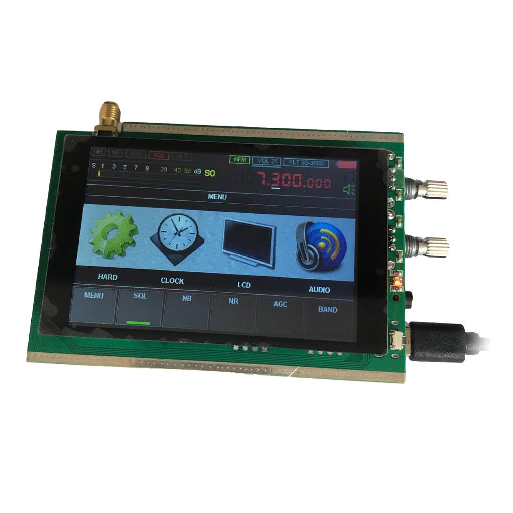 3.5" 50KHz-200MHz Malachite SDR Receiver Shortwave + Speakers