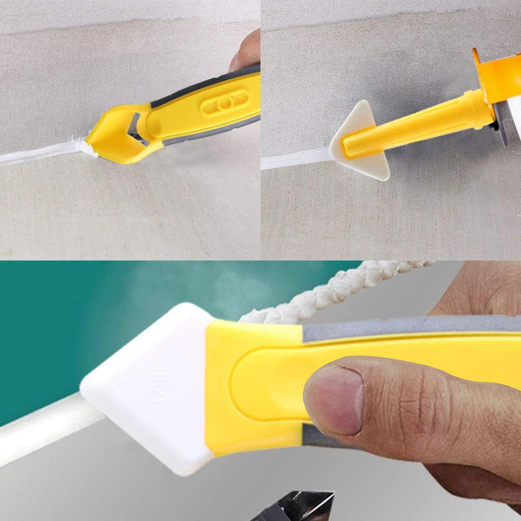 Silicone Sealant Spreader Finishing Tool Kit Caulk Remover and Nozzle 10pcs