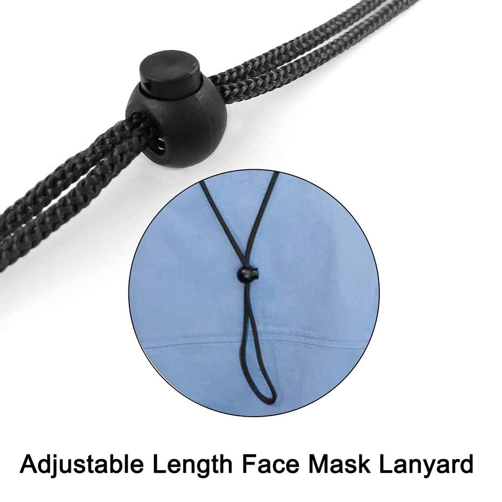 1/3Pcs Adjustable Neck Lanyard Chain Strap Holder Black 1Pcs