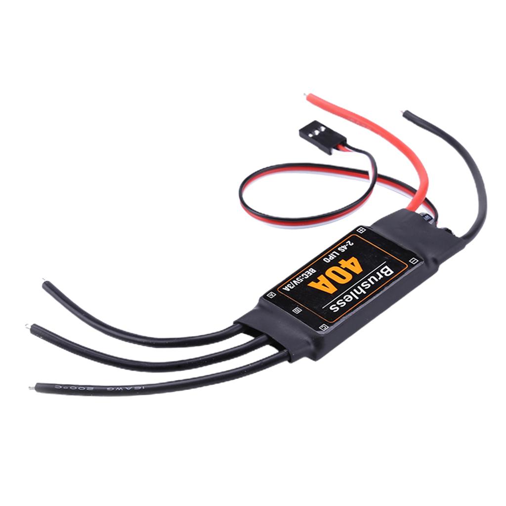 40A Brushless ESC Speed Controller For Aircraft New Long