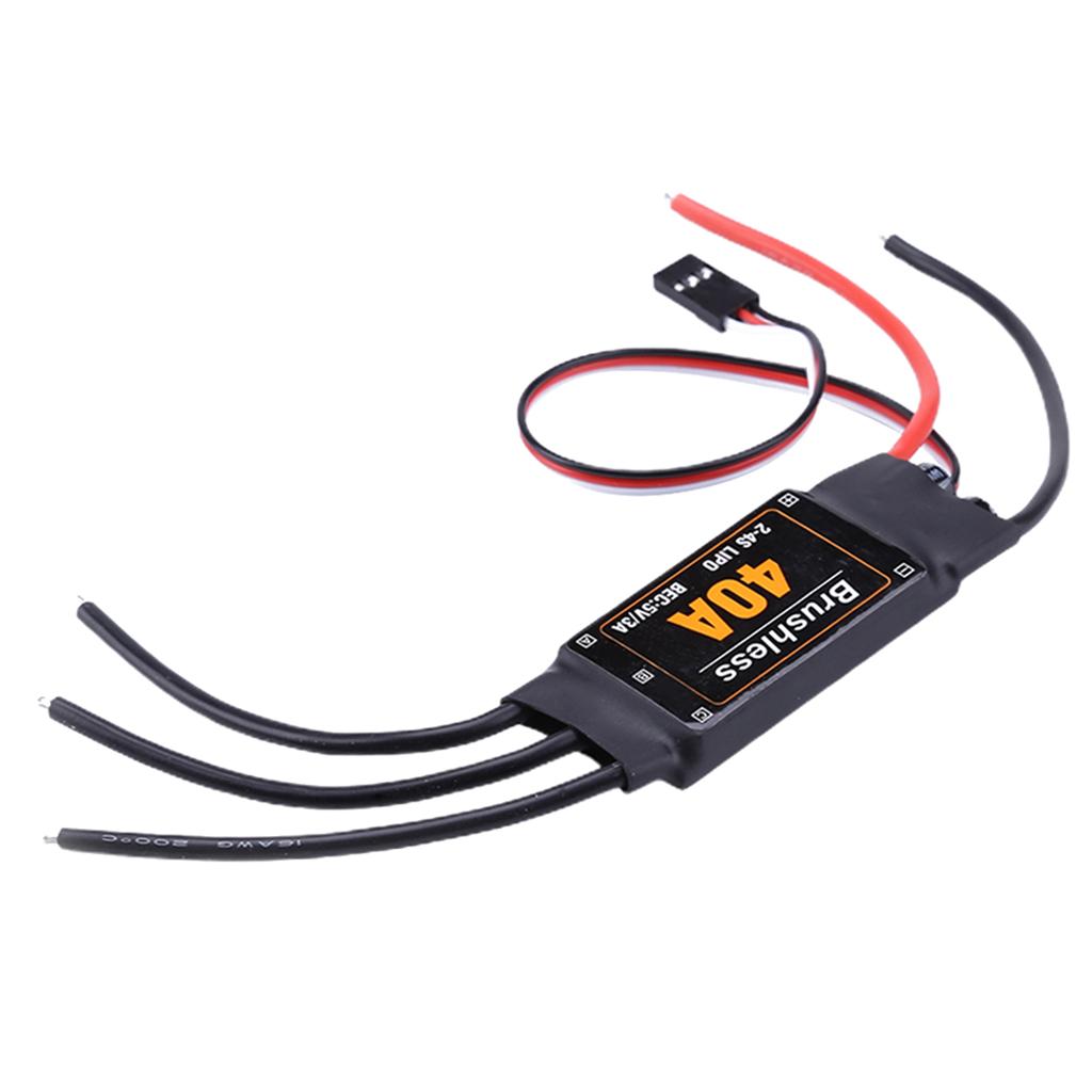 40A Brushless ESC Speed Controller For Aircraft New Long