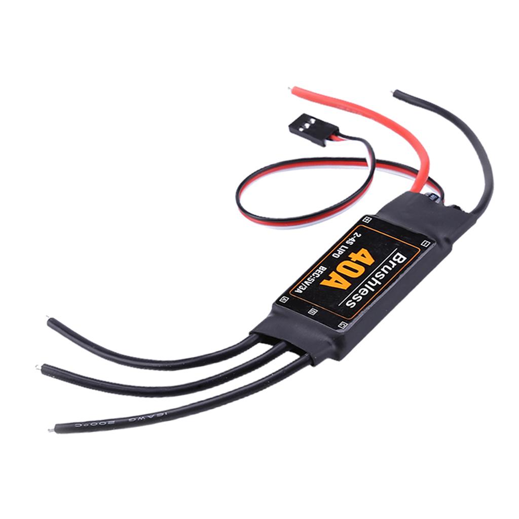 40A Brushless ESC Speed Controller For Aircraft New Long