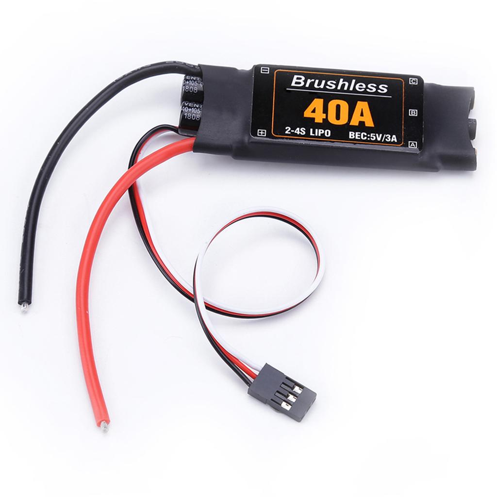 40A Brushless ESC Speed Controller For Aircraft New Short