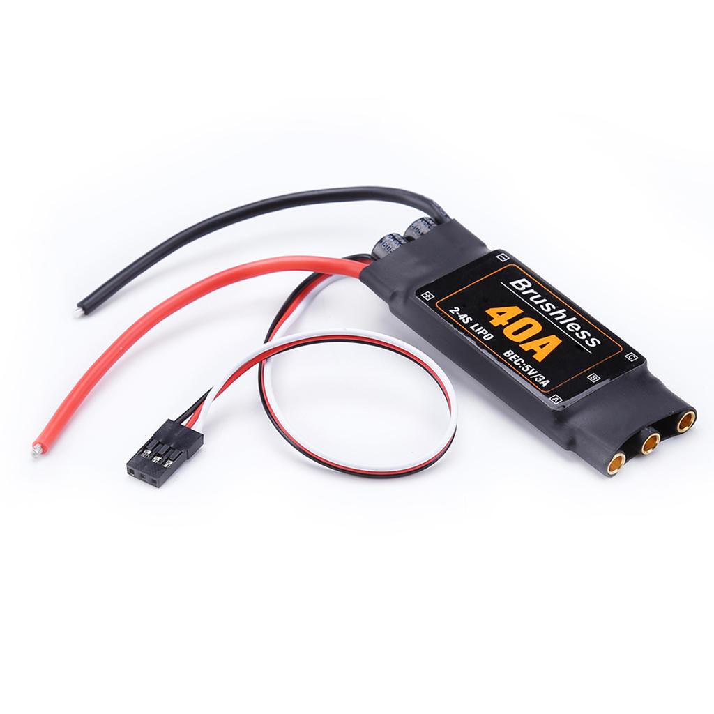 40A Brushless ESC Speed Controller For Aircraft New Short