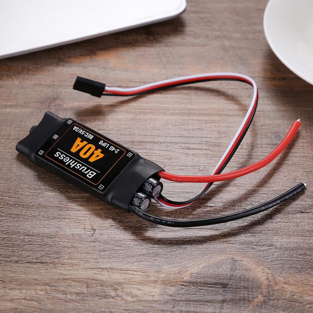 40A Brushless ESC Speed Controller For Aircraft New Short