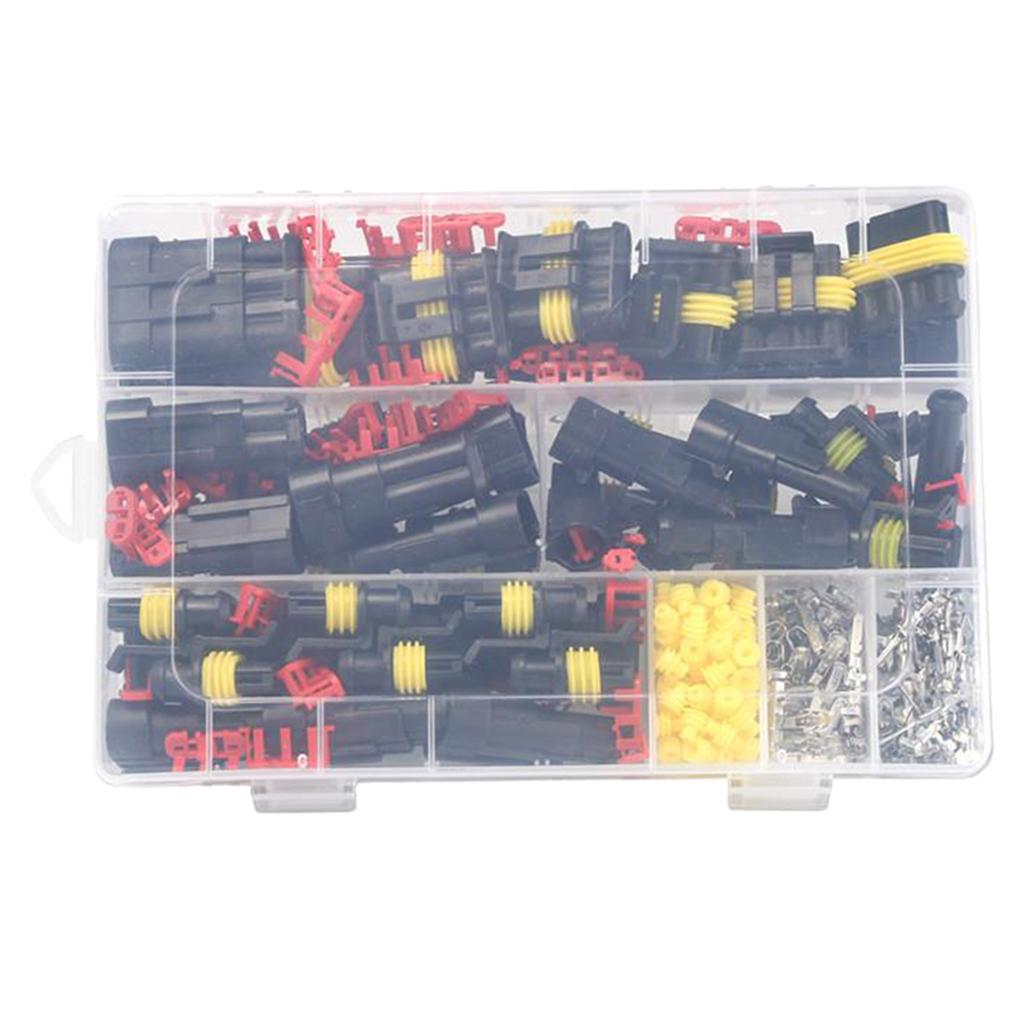 Car Waterproof Electrical Wire Cable Automotive Connector 1/2/3/4 Pin Way