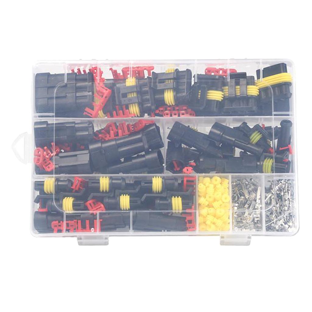 Car Waterproof Electrical Wire Cable Automotive Connector 1/2/3/4 Pin Way