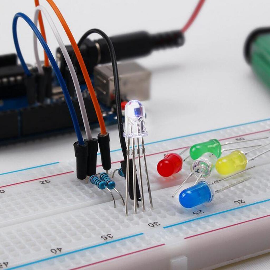 Electronics Component &Power Supply Module,Jumper Wire,830 Breadboard