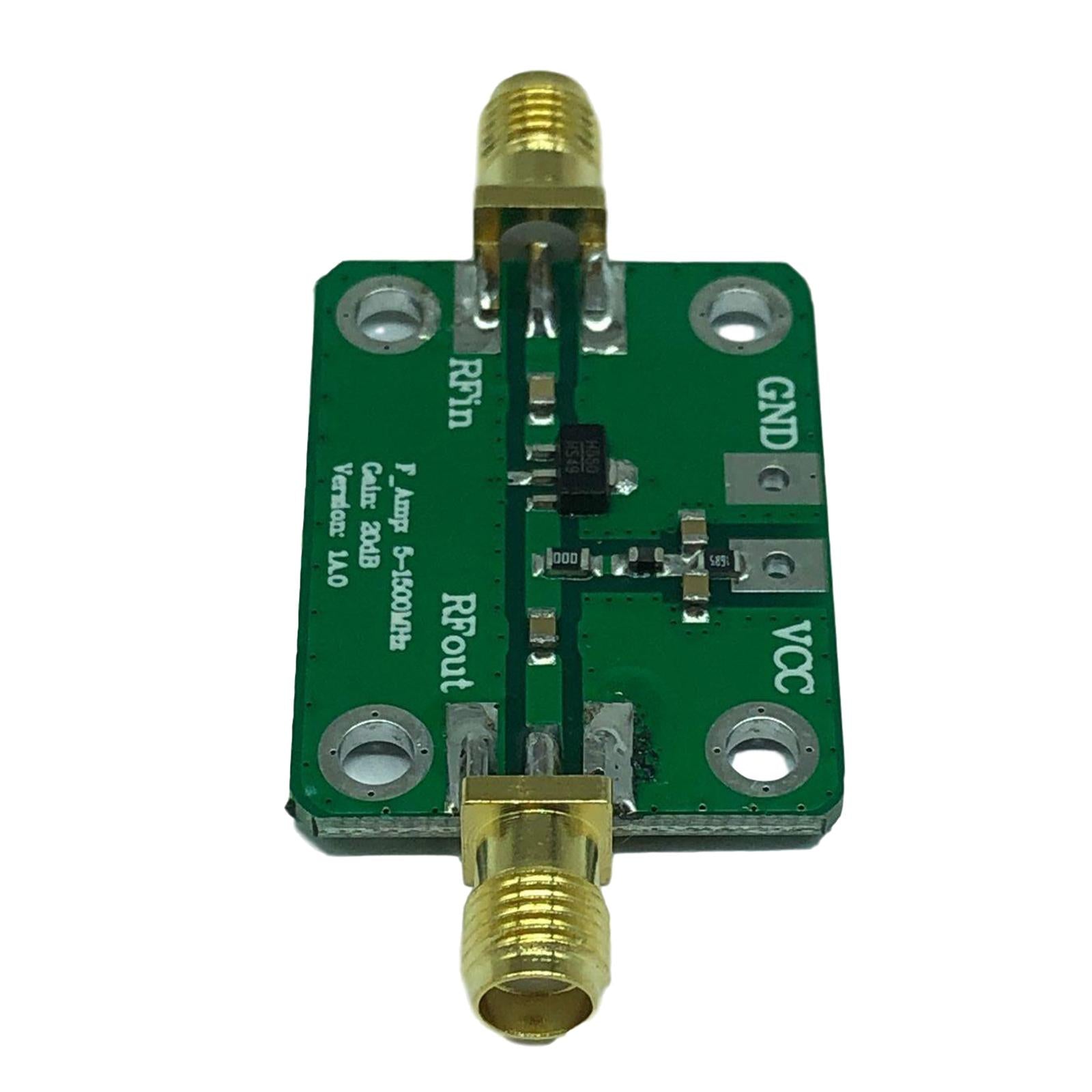 5V Receiver RF Amplifier Gain Module Wideband 20dB Gain Broadband Board