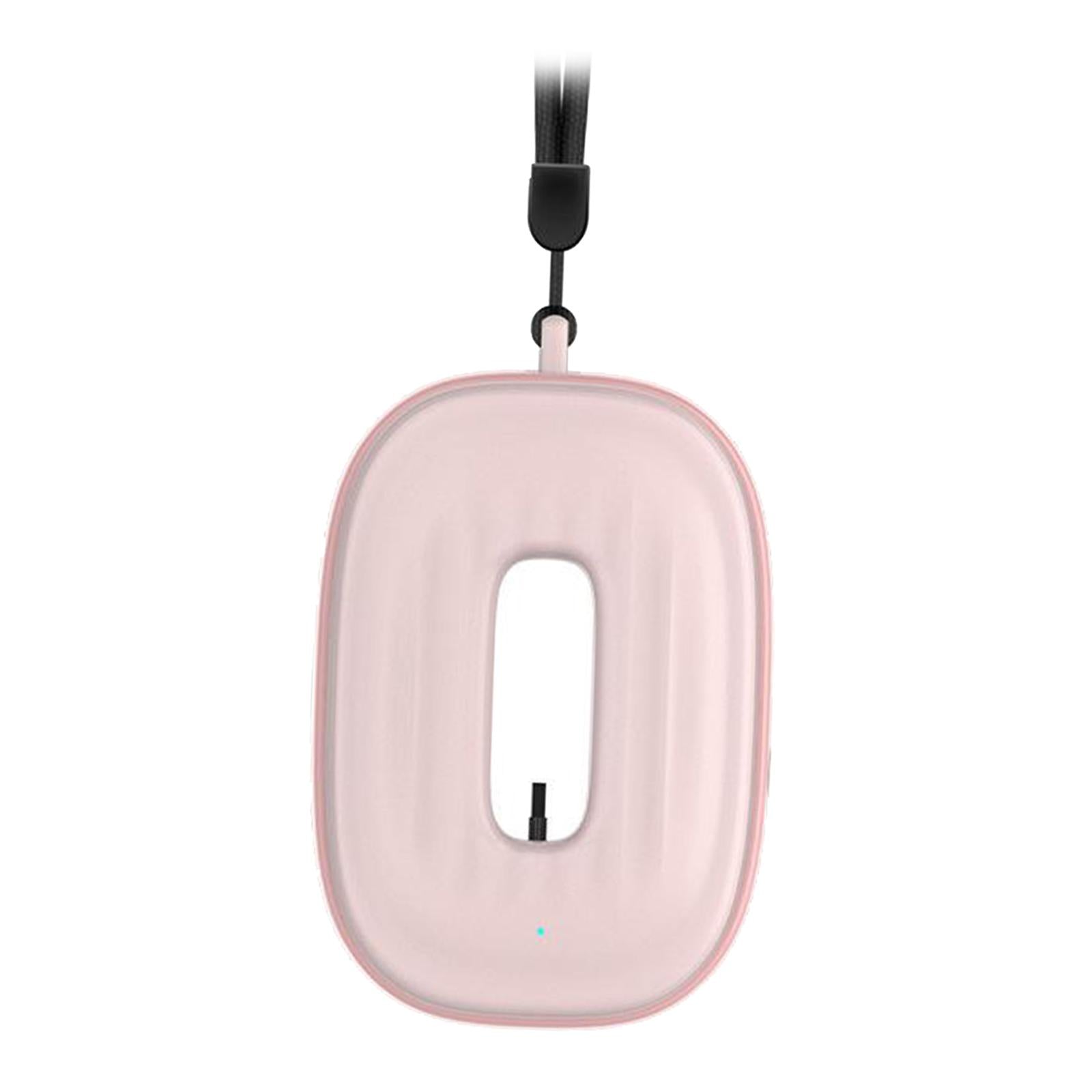 Wearable Air Purifier Necklace Portable Negative Ion Air Freshener Pink