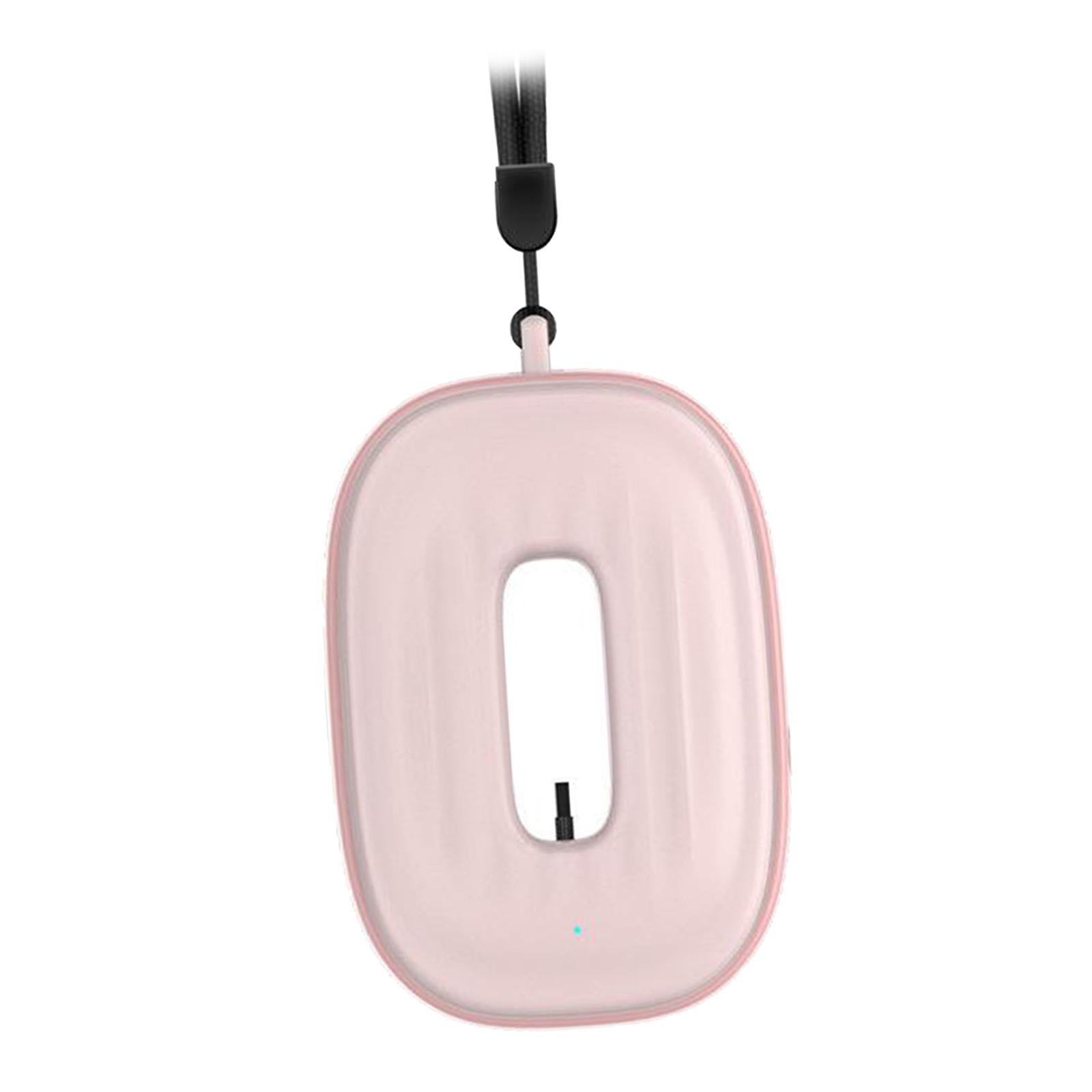 Wearable Air Purifier Necklace Portable Negative Ion Air Freshener Pink