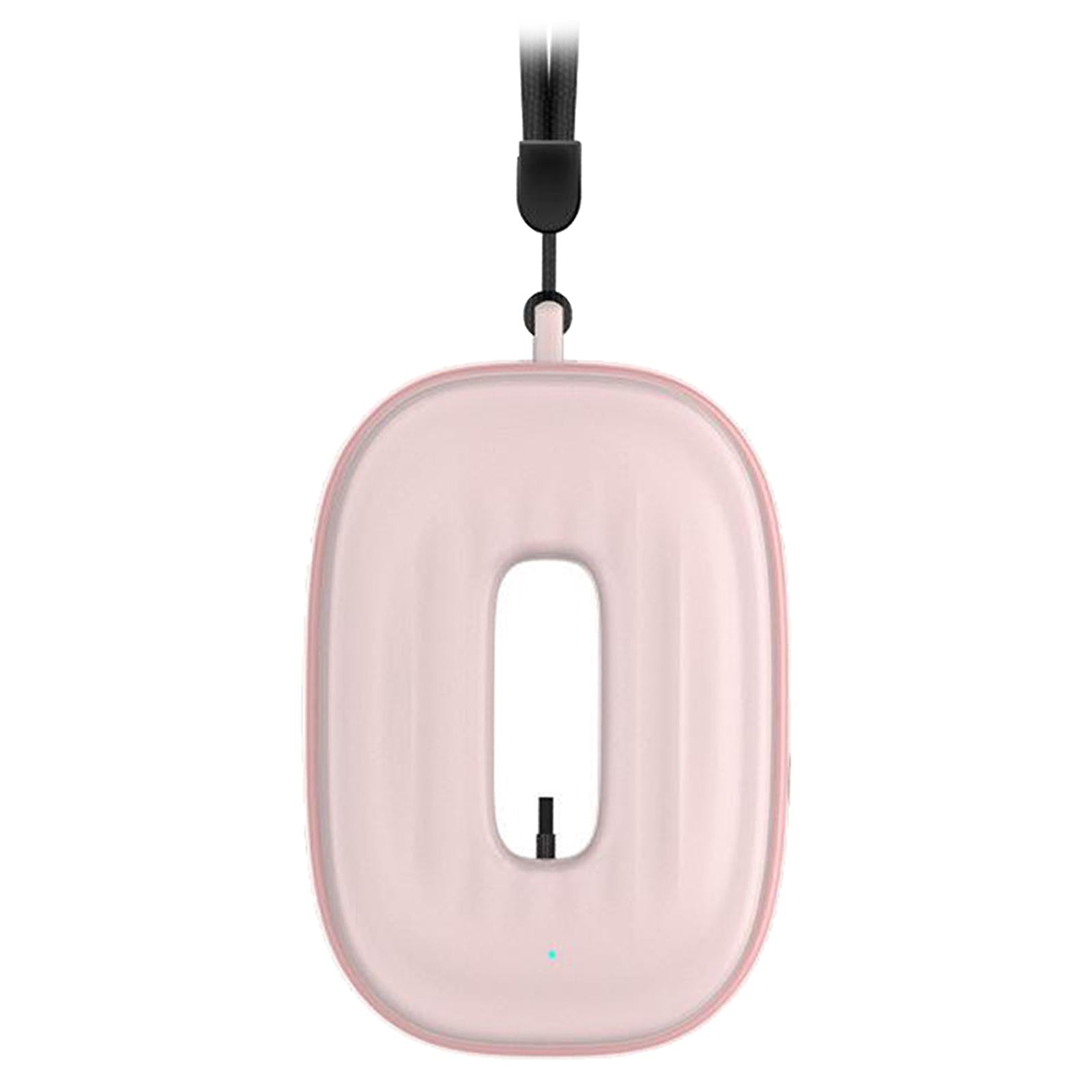 Wearable Air Purifier Necklace Portable Negative Ion Air Freshener Pink