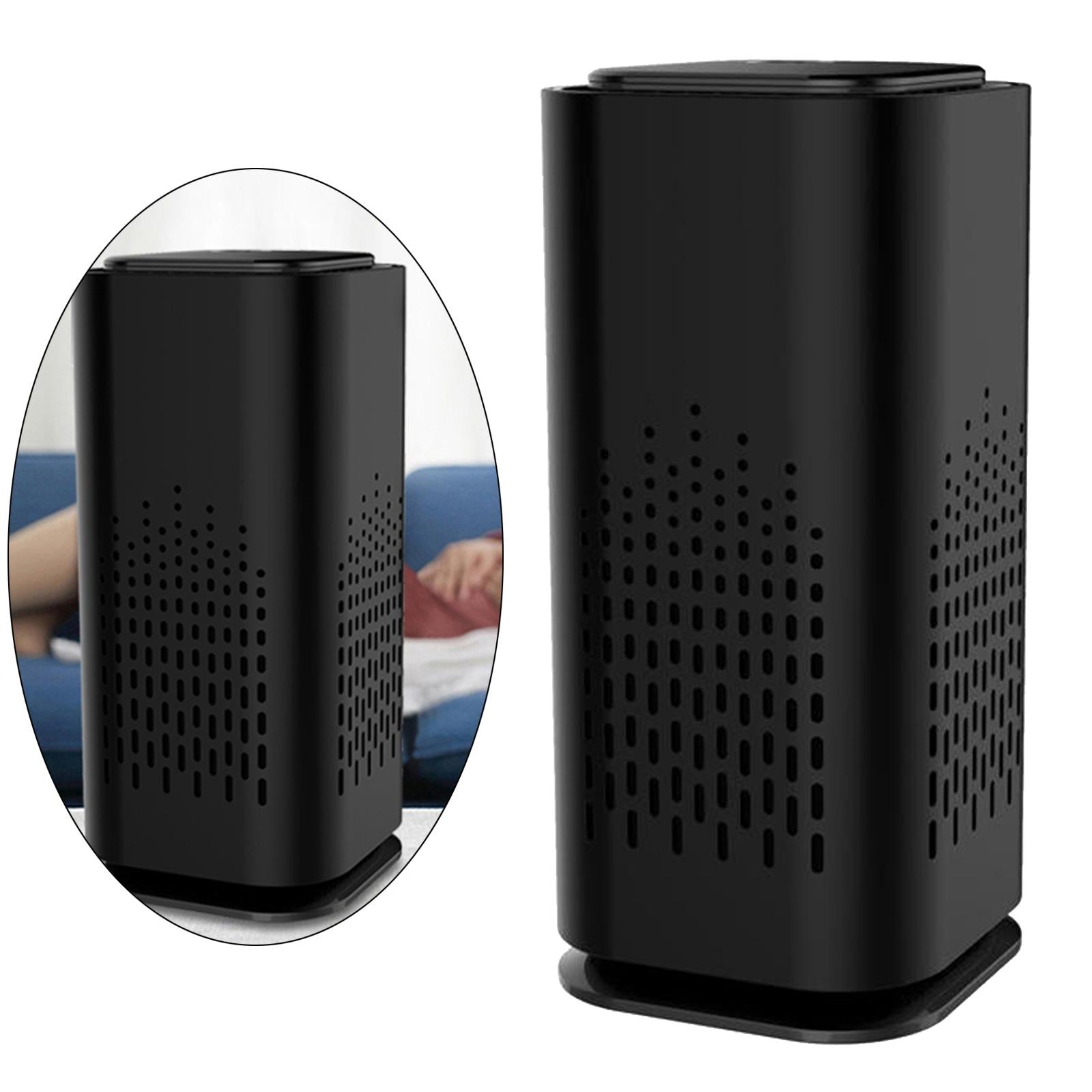 USB Air purifier Ion Generator Portable Air Freshener for Home Car Black