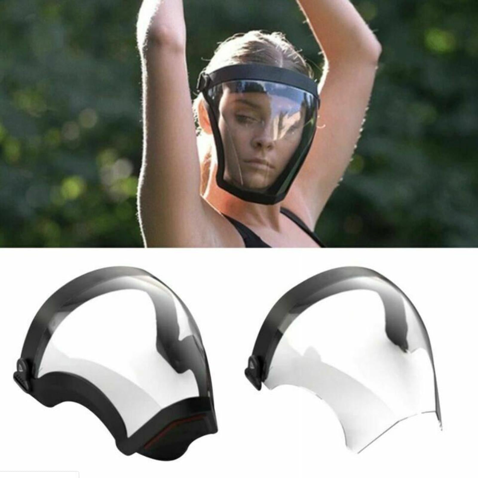 Adults Sport Face Shield Visor Riding Guard Cover Clear Anti-spray Dustproof style 1