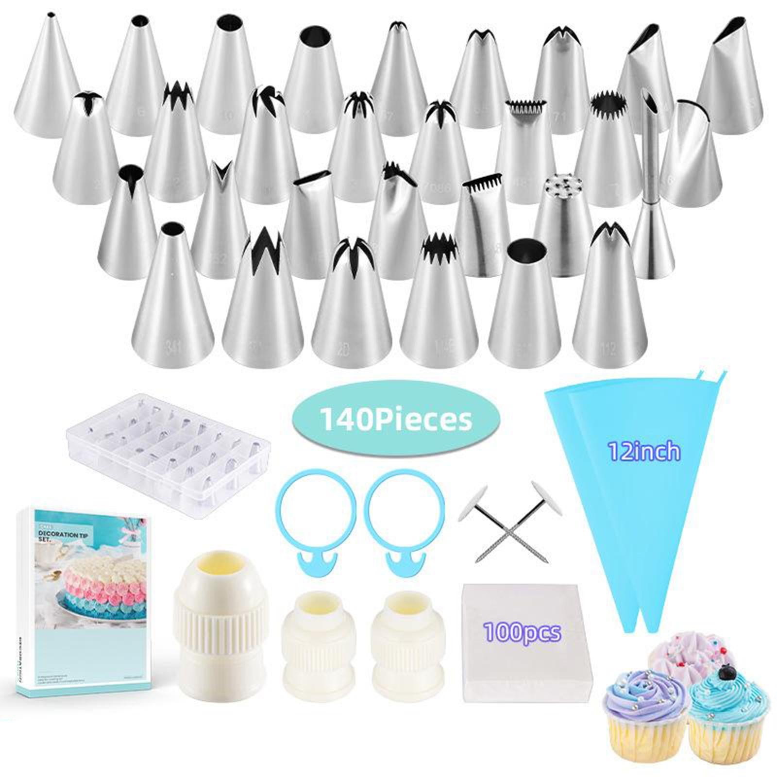Cake Nozzles Baking Supplies Tips Cake Decorating Tool 140 Pieces Style 5