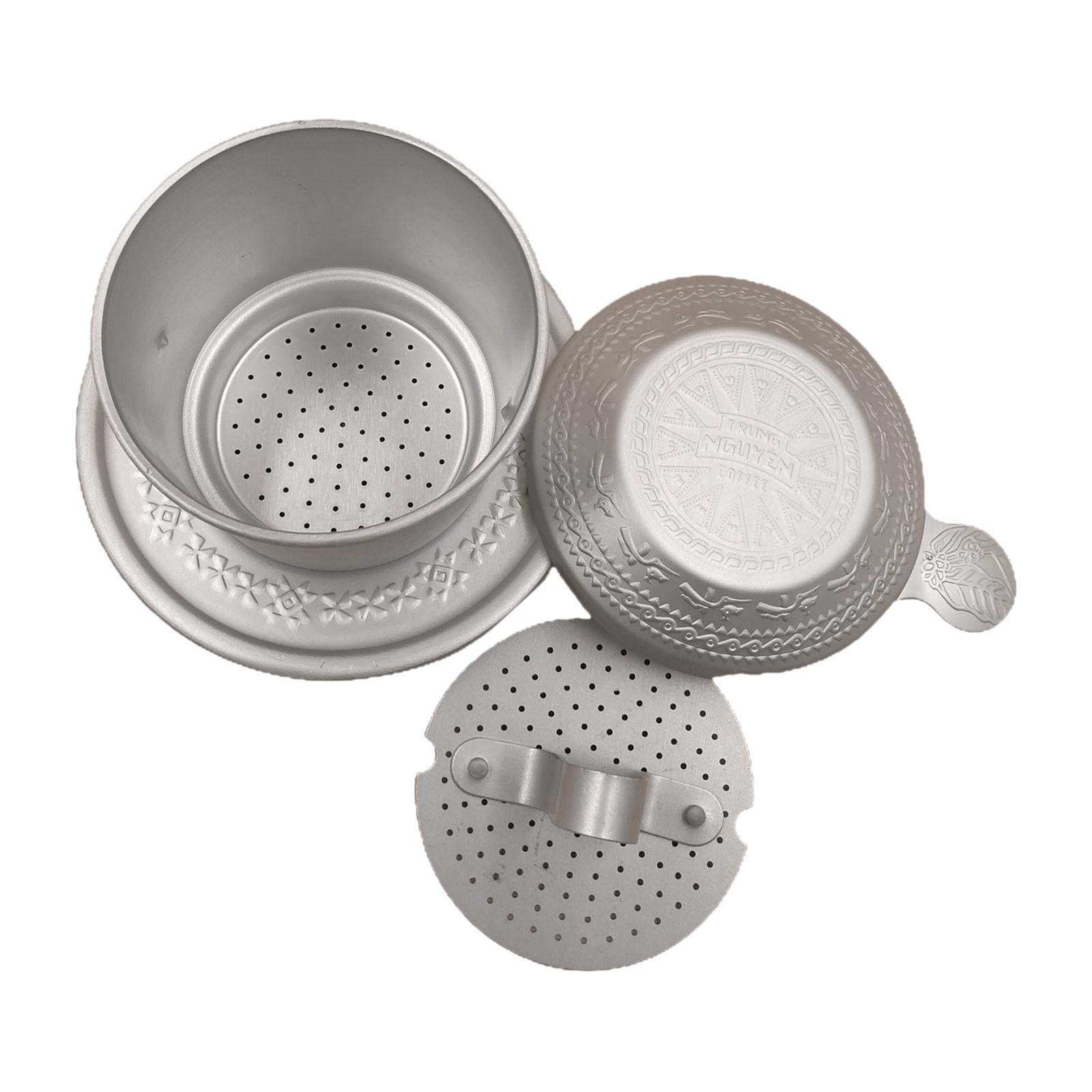 Portable Aluminum Vietnam Coffee Dripper Filter Coffee Maker