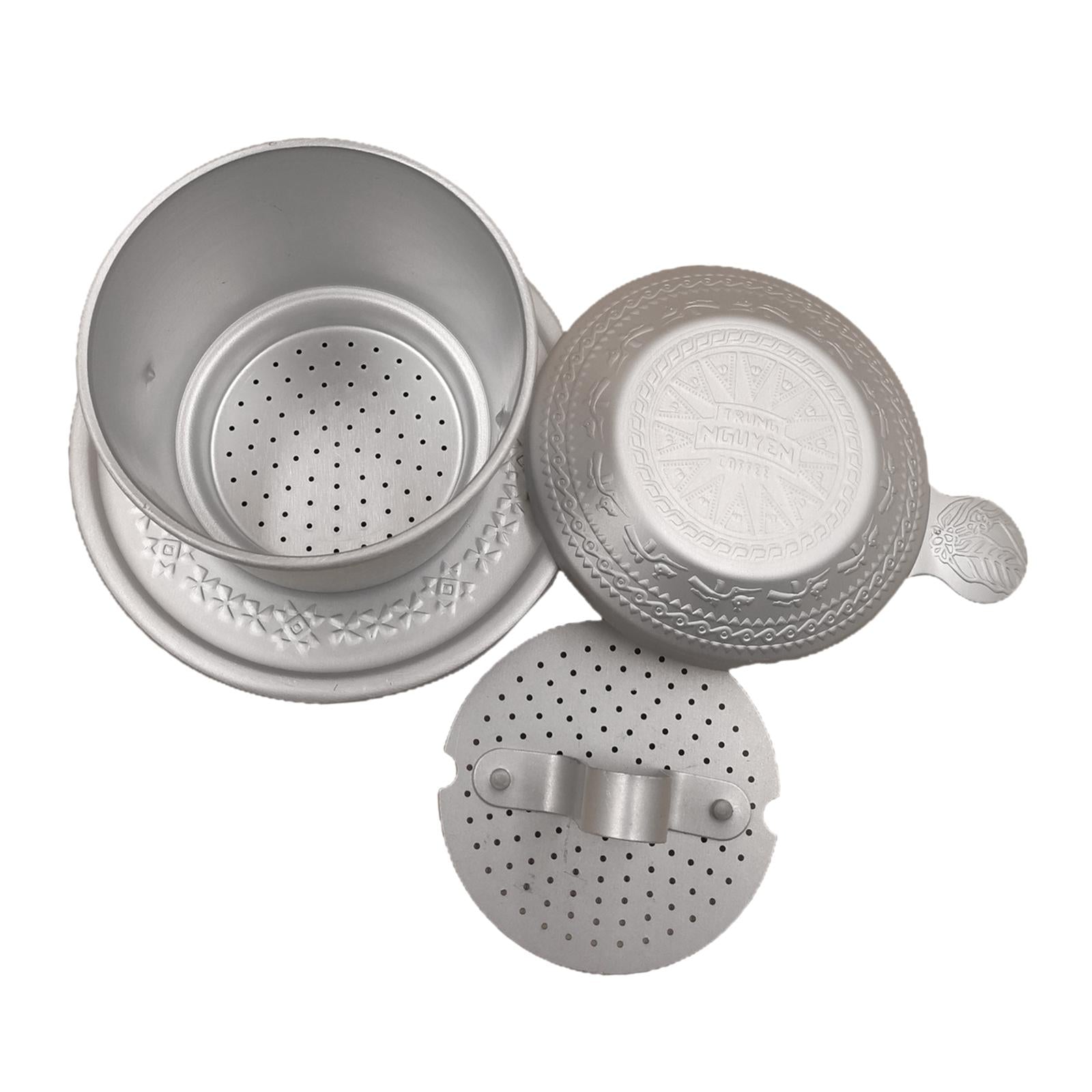 Portable Aluminum Vietnam Coffee Dripper Filter Coffee Maker