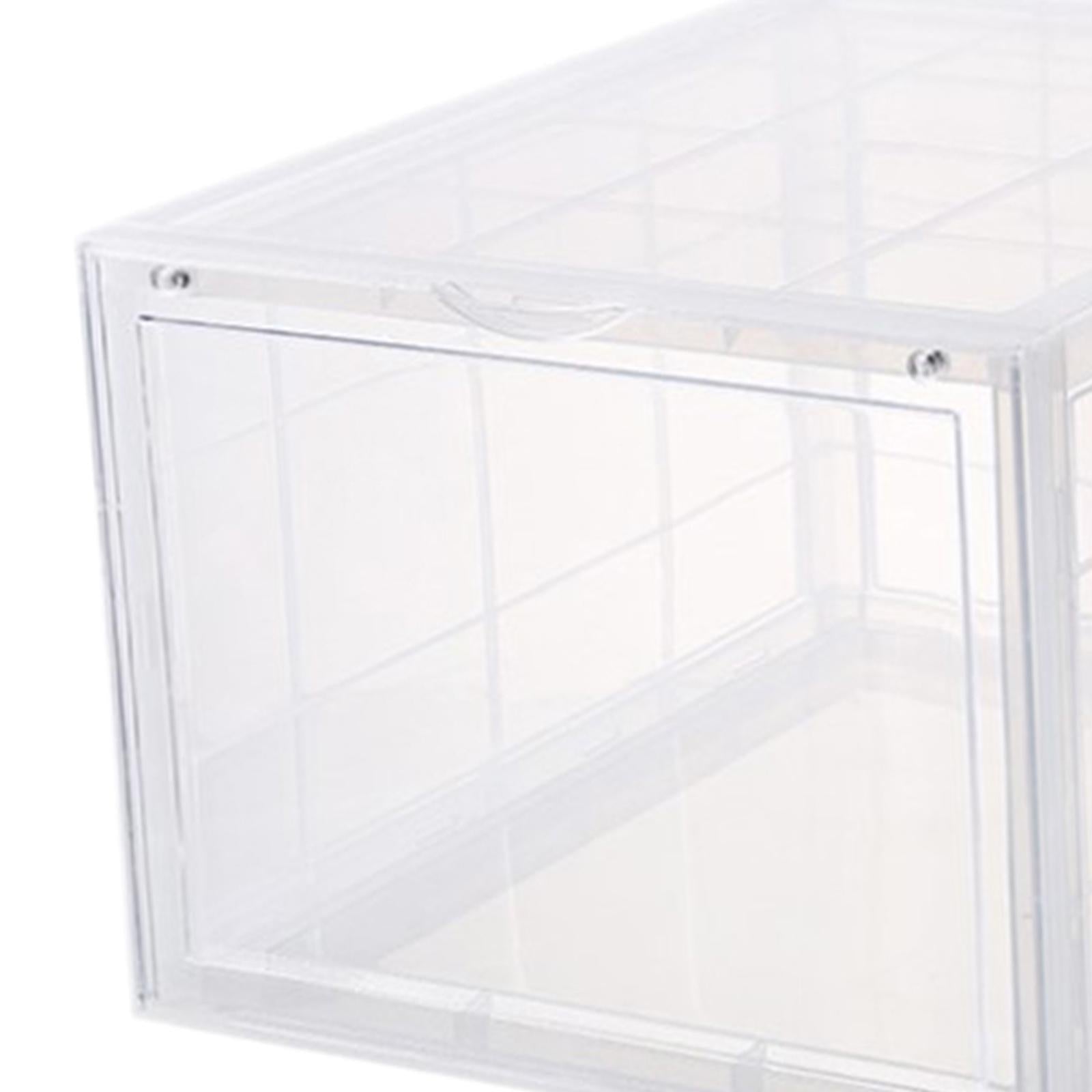 Strong Plastic Stackable Storage Box Boxes Containers Home Organizer Clear