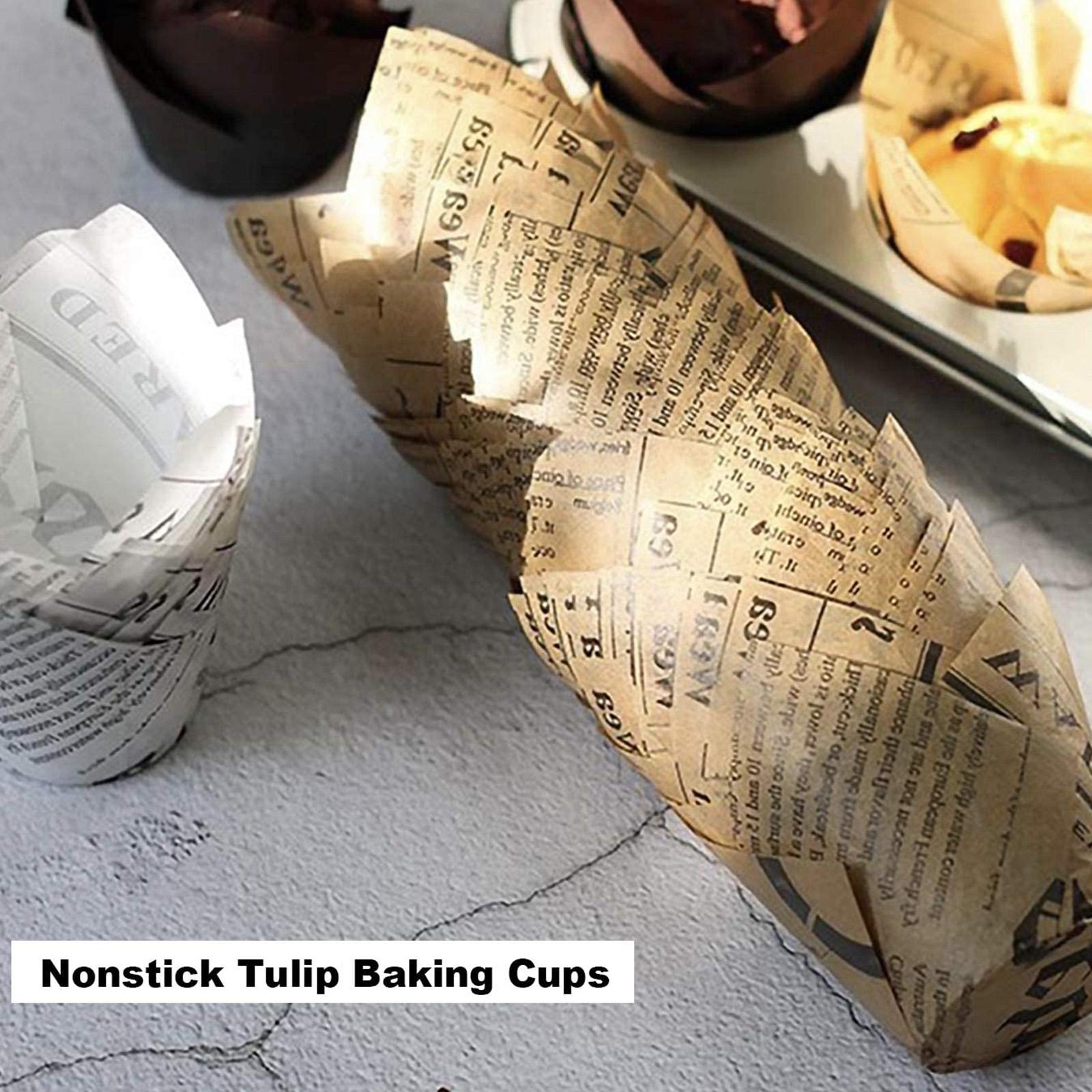 50x Cupcake Bake Muffin Liner Wrappers Chocolate Cups Holders Coffee