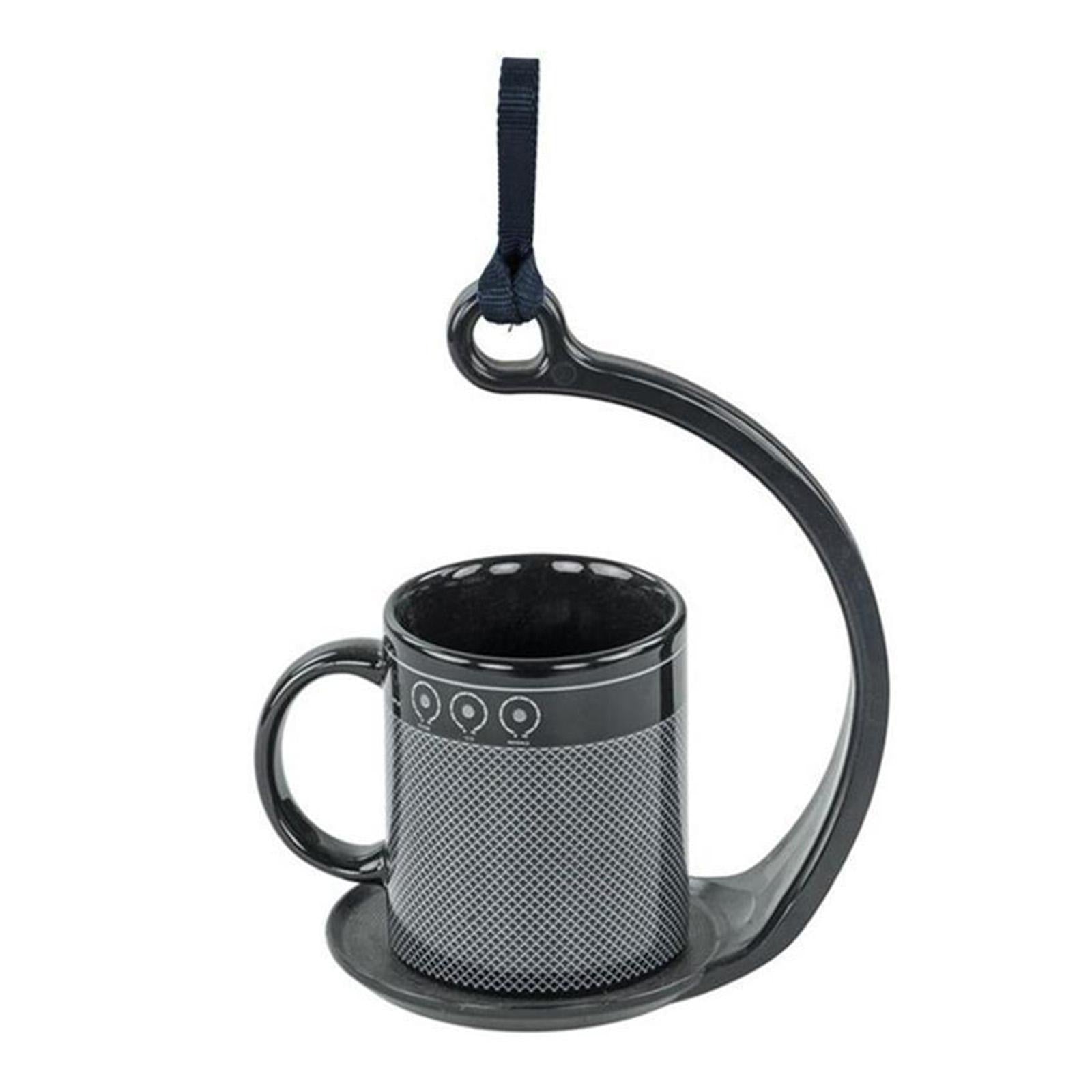 Never Spill Coffee Handle Mug Holder Tea Cup Mat Coaster Cooking Accessory