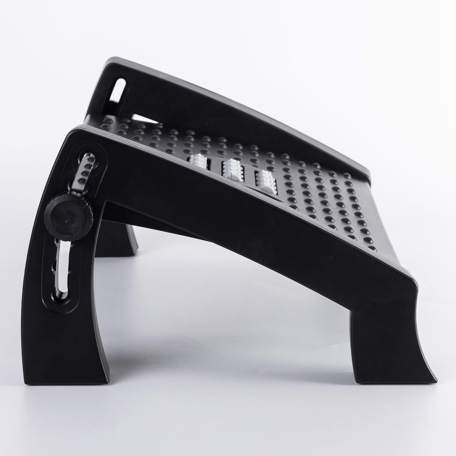Foot Rest Office Ergonomic Under Desk - Adjustable Height Angle - Footrest