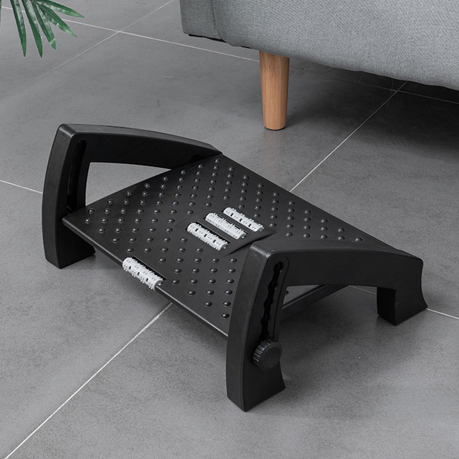 Foot Rest Office Ergonomic Under Desk - Adjustable Height Angle - Footrest