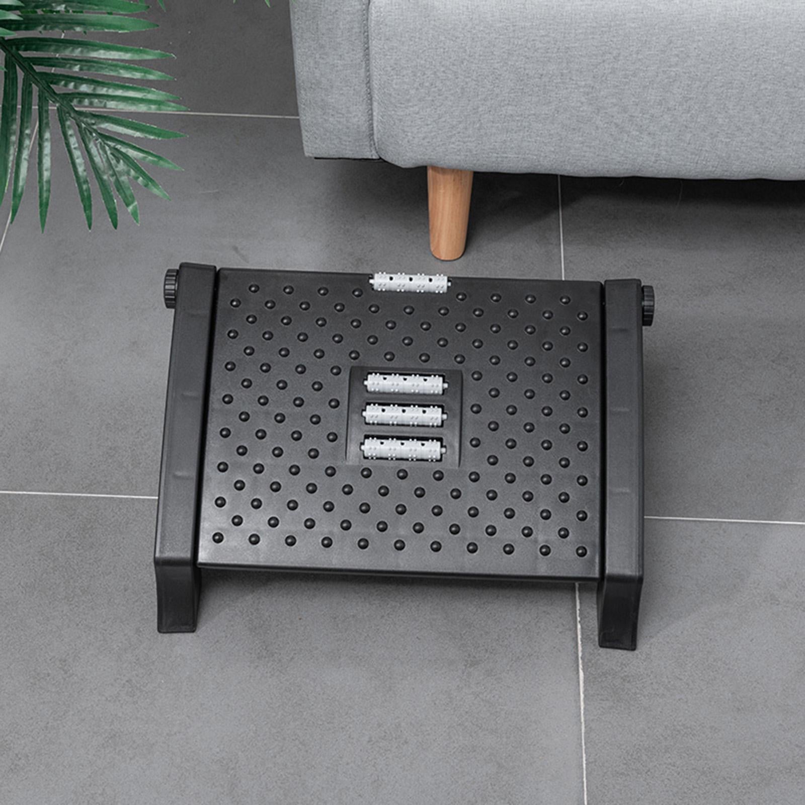 Foot Rest Office Ergonomic Under Desk - Adjustable Height Angle - Footrest